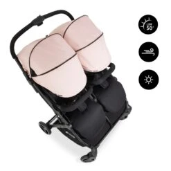 HAUCK Canopy Pour Poussette Double Swift X Duo Rose -Produits Pour Bébé ha040850267 2