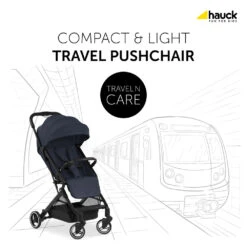 HAUCK Poussette Compacte Travel N Care Navy Blue -Produits Pour Bébé ha041060169 2