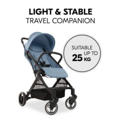HAUCK Poussette Compacte Travel N Care Plus Dusty Blue -Produits Pour Bébé ha041060190 2