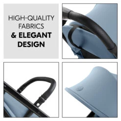 HAUCK Poussette Compacte Travel N Care Plus Dusty Blue -Produits Pour Bébé ha041060190 4