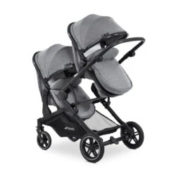 HAUCK Poussette Double Atlantic Twin Melange Grey -Produits Pour Bébé ha042000019 2