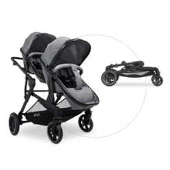 HAUCK Poussette Double Atlantic Twin Melange Grey -Produits Pour Bébé ha042000019 6