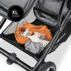 HAUCK Poussette Double Atlantic Twin Melange Grey -Produits Pour Bébé ha042000019 9