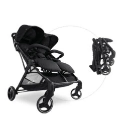 HAUCK Poussette Double Swift X Duo Black -Produits Pour Bébé ha042000040 6