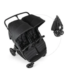 HAUCK Poussette Double Uptown Duo Melange Black -Produits Pour Bébé ha042012180 2