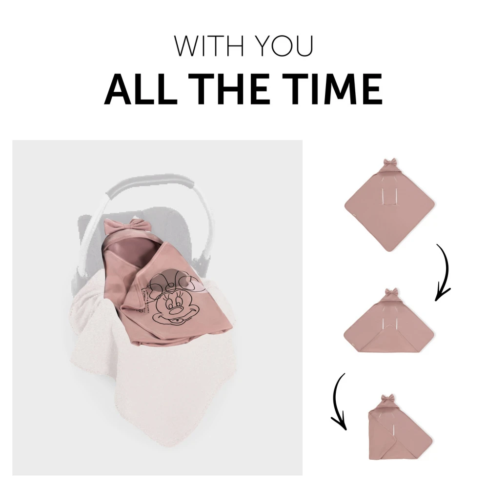 HAUCK Couverture Cosy Snuggle N Dream Minnie Mouse Rose 4 HAUCK Couverture Cosy Snuggle N Dream Minnie Mouse Rose – Image 2