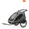 HAUCK Remorque Pour Vélo Dryk Duo Grey -Produits Pour Bébé ha070015013