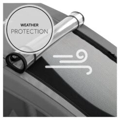 HAUCK Remorque Pour Vélo Dryk Duo Grey -Produits Pour Bébé ha070015013 10