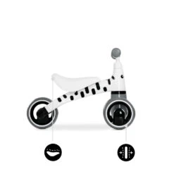 HAUCK Porteur Bébé 1st Ride 3 Roues Zèbre Blanc -Produits Pour Bébé ha082003022 2