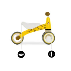 HAUCK Porteur Bébé 1st Ride 3 Roues Girafe Jaune -Produits Pour Bébé ha082003039 3