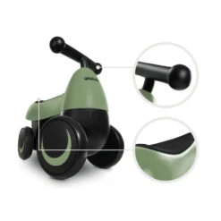 HAUCK Porteur Bébé 1st Ride 4 Roues Matt Green -Produits Pour Bébé ha082004036 2