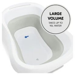 HAUCK Baignoire Pliable Wash N Fold L White Sage -Produits Pour Bébé ha092427034 2