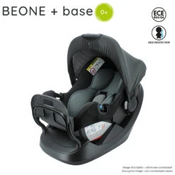 Siège Auto Coque Beone + Base Luxe Gris - Groupe 0+ -Produits Pour Bébé ia031171891 5