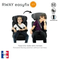 Siège Auto Rway Easyfix Luxe Bleu - Groupe 2/3 -Produits Pour Bébé ia032552661 4