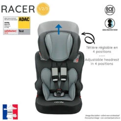 Siège Auto Racer Eco - Groupe 1/2/3 -Produits Pour Bébé ia032570870 2