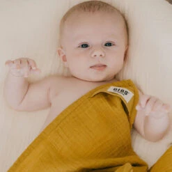 BIBS Maxi Lange 120x120 Cm Mustard -Produits Pour Bébé ib1210119414 1