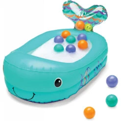 Infantino Baignoire Baleine Gonflable Avec Balles De Jeu Et Thermètre Intégré 13 Infantino Baignoire Baleine Gonflable Avec Balles De Jeu Et Thermètre Intégré -Produits Pour Bébé in092450165 5