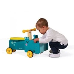 Janod Porteur Bébé Hippo -Produits Pour Bébé ja082080038 1