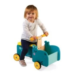 Janod Porteur Bébé Hippo -Produits Pour Bébé ja082080038 2