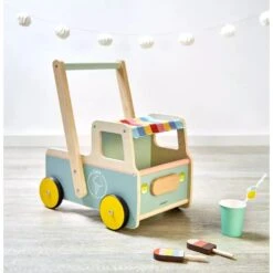 Janod Chariot De Marche Marchand De Glaces -Produits Pour Bébé ja082080496 7