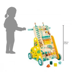 Janod Chariot De Marche Multi-activités Tropik -Produits Pour Bébé ja082082698 2
