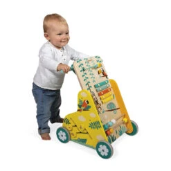Janod Chariot De Marche Multi-activités Tropik -Produits Pour Bébé ja082082698 5
