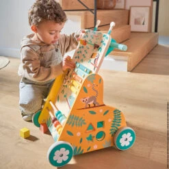 Janod Chariot De Marche Multi-activités Tropik -Produits Pour Bébé ja082082698 7