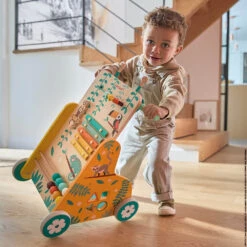 Janod Chariot De Marche Multi-activités Tropik -Produits Pour Bébé ja082082698 8