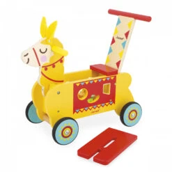 Janod Porteur Bébé Lama -Produits Pour Bébé ja083080045 5