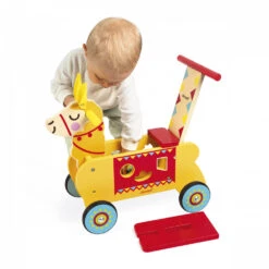 Janod Porteur Bébé Lama -Produits Pour Bébé ja083080045 9