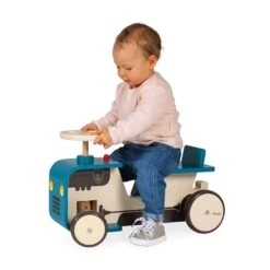 Janod Porteur Tracteur En Bois -Produits Pour Bébé ja083080533 2
