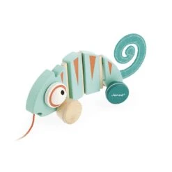 Janod Jouet à Tirer En Bois Caméléon Tropik -Produits Pour Bébé ja084282643 2