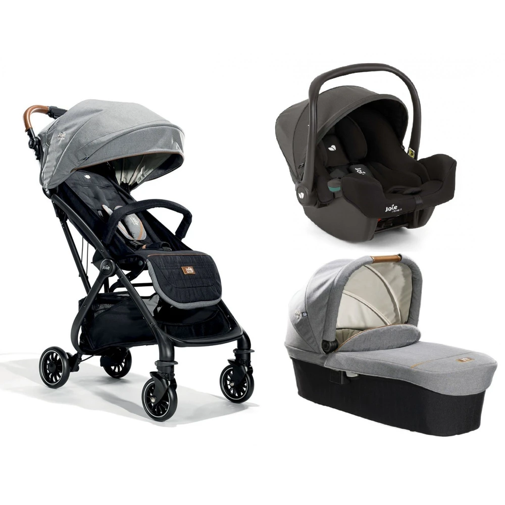 Joie Pack Trio Poussette Tourist Signature Carbon + Siège Auto I-snug 2 Shale + Nacelle Ramble Signature Carbon 3 Joie Pack Trio Poussette Tourist Signature Carbon + Siège Auto I-snug 2 Shale + Nacelle Ramble Signature Carbon