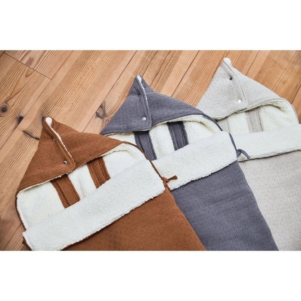 Jollein Chancelière Bliss Knit Storm Grey 8 Jollein Chancelière Bliss Knit Storm Grey – Image 6