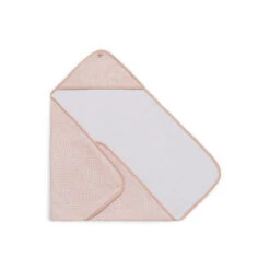 Jollein Cape De Bain Bébé 75x75 Cm Jersey Snake Pale Pink -Produits Pour Bébé jl091058140 1