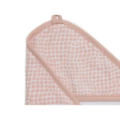 Jollein Cape De Bain Bébé 75x75 Cm Jersey Snake Pale Pink -Produits Pour Bébé jl091058140 2