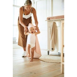 Jollein Cape De Bain Bébé 75x75 Cm Jersey Snake Pale Pink -Produits Pour Bébé jl091058140 3