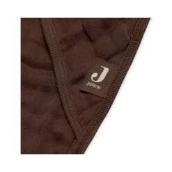 Jollein Cape De Bain Bébé 75x75 Cm Coton Froissé Chestnut -Produits Pour Bébé jl091064257 2