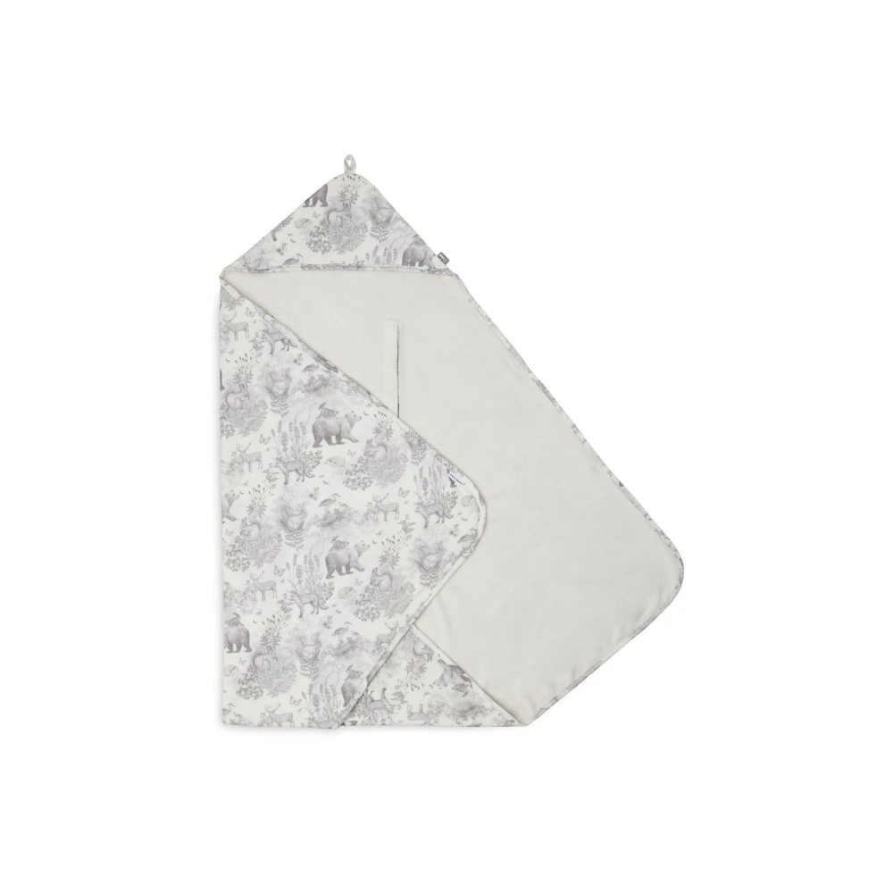 Jollein Cape De Bain Bébé 75x75 Cm Jersey Pimpelmees Forest Animals 4 Jollein Cape De Bain Bébé 75x75 Cm Jersey Pimpelmees Forest Animals – Image 2