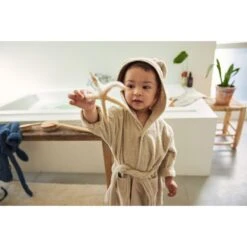 Jollein Peignoir De Bain En éponge 1-2 Ans Nougat -Produits Pour Bébé jl096064882 5