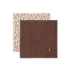 Jollein Lot De 2 Langes Coton Hydrophile 115x115 Cm Meadow Chestnut -Produits Pour Bébé jl121062154