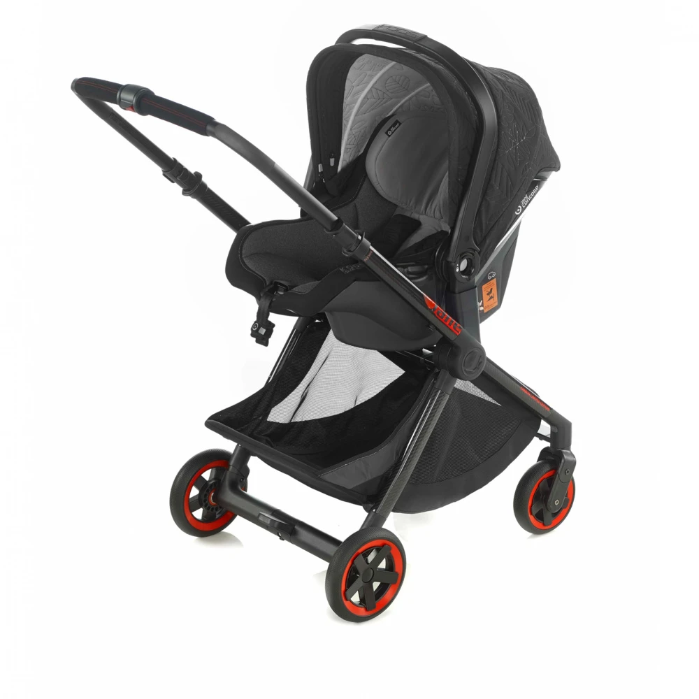 Jané Pack Trio Poussette Newel Carbon + Siège Auto Koos I-size R1 + Nacelle Micro Pro 2 Racer Black 4 Jané Pack Trio Poussette Newel Carbon + Siège Auto Koos I-size R1 + Nacelle Micro Pro 2 Racer Black – Image 2