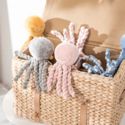 NATTOU Peluche Bébé Pieuvre Lapidou Grise -Produits Pour Bébé jo083177558 2