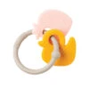 NATTOU Anneau Dentition Silicone Fraise Et Canard Anneau Gris 1 NATTOU Anneau Dentition Silicone Fraise Et Canard Anneau Gris -Produits Pour Bébé jo083179545