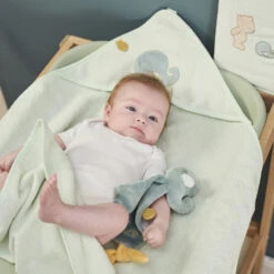 NATTOU Cape De Bain Et Gant De Toilette Roméo Et Jules -Produits Pour Bébé jo091050398 1