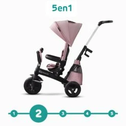 Kinderkraft Poussette Tricycle Easywist Pink -Produits Pour Bébé kk041014494 4