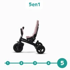 Kinderkraft Poussette Tricycle Easywist Pink -Produits Pour Bébé kk041014494 7