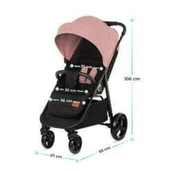 Kinderkraft Poussette Grande Plus Pink -Produits Pour Bébé kk041019307 13