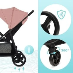 Kinderkraft Poussette Grande Plus Pink -Produits Pour Bébé kk041019307 9