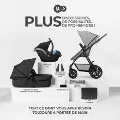 Kinderkraft Pack Poussette Moov Ct Black -Produits Pour Bébé kk041420754 1